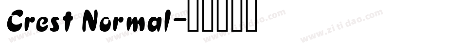 Crest Normal字体转换